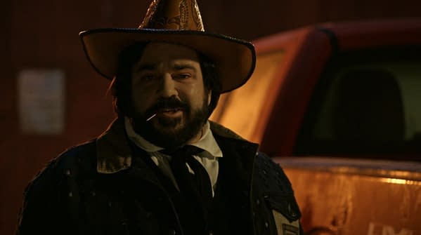 Introducing Jackie Daytona aka Laszlo on What We Do in the Shadows, courtesy of FX Networks.