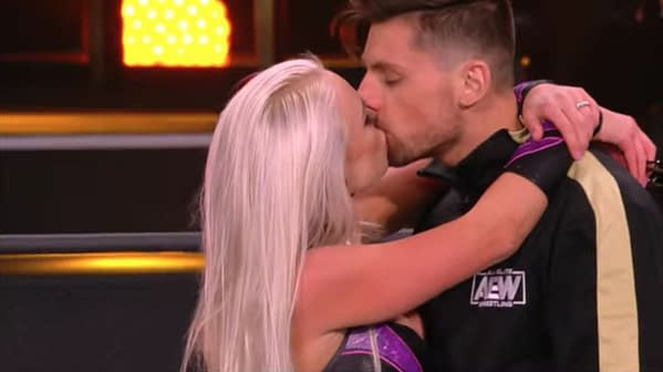 Penelope Ford makes out with Kip Sabian on AEW Dark