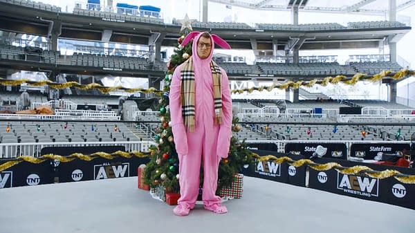 AEW wrestlers will be taking part in this year's A Chistmas Story marathon on TBS and TNT (Image: WarnerMedia).