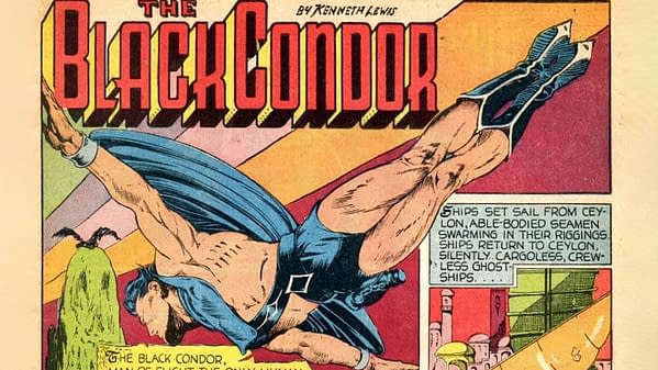 Crack Comics #5 featuring the Black Condor (Quality, 1940)