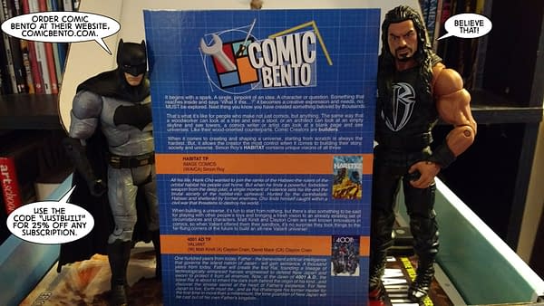 Roman Reigns And Batman Unbox February's Comic Bento Graphic Novel Subscription Box
