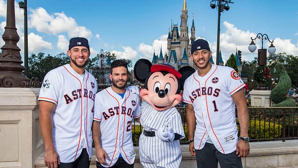 Houston Astros Celebrate Their Win In Disney World