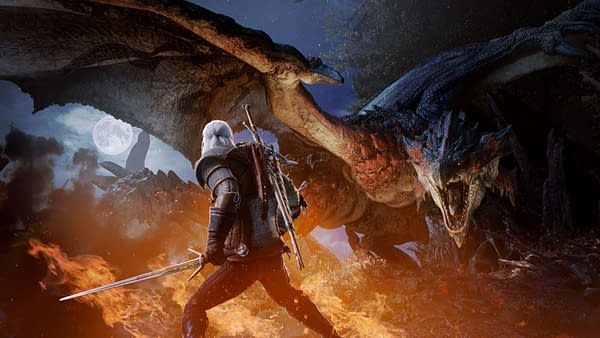 The Witcher's Geralt Joins Monster Hunter World Next Month