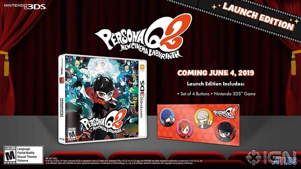 Persona Q2: New Cinema Labyrinth Receives an Official Release Date
