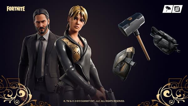 John Wick Skins And Gear Appear In The Fortnite Shop