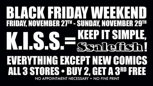 Black Friday Sales In 50 Comic Book Stores Today