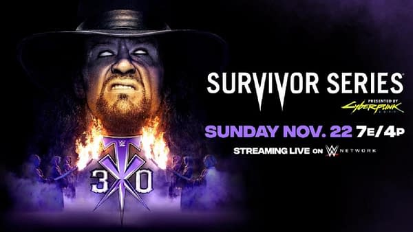 WWE Survivor Series ket art for Sunday night's PPV (Image: WWE) Undertaker