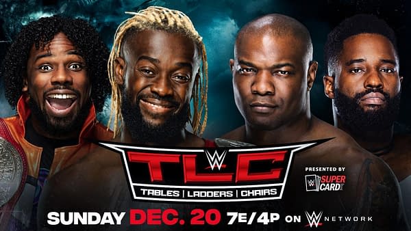 The New Day defend the Raw Tag Team Championships against Hurt Business at WWE TLC