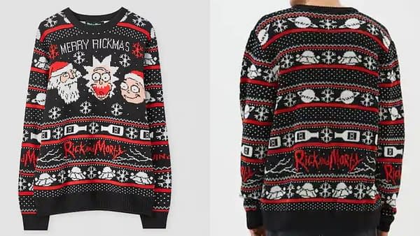 Rick and Morty: The 12 Days of Rickmas Day #10 (Image: Adult Swim/Pull & Bear))