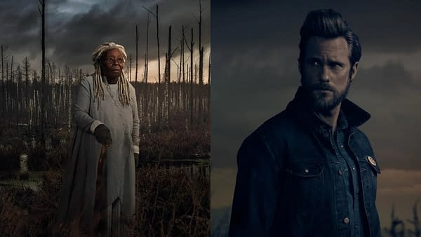 The Stand previews the standoff between Mother Abagail and Randall Flagg (Images: CBS All Access)