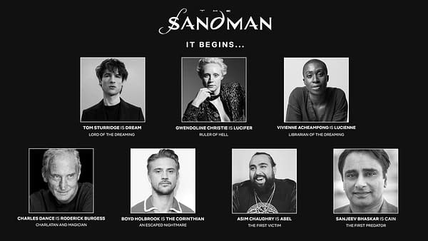 The Sandman announcement key art. (Image: Netflix)