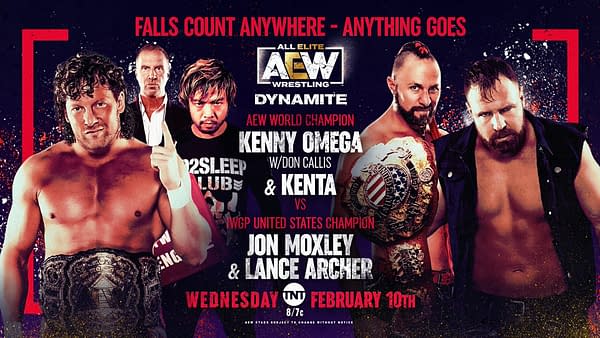 Kenny Omega will team with KENTA to take on Jon Moxley and Lance Archer on AEW Dynamite next week