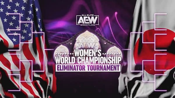 Empty brackets for the AEW Women's World Championship Eliminator Tournament