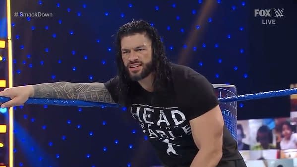 Roman Reigns is wondering how he ended up back in 2015 on WWE Smackdown tonight.