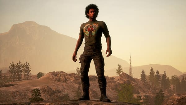 A look at how the t-shirt looks in the game, courtesy of Undead Labs.