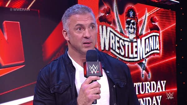 Shane McMahon bullies Braun Strowman, who never heard the old adage about sticks and stones.