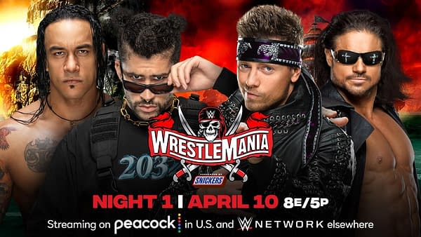Bad Bunny and Damian Priest will take on Miz and Morrison at WrestleMania