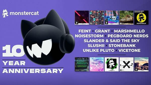 A look a the Monstercat 10 YR Fan Pack, courtesy of Psyonix. A look a the Monstercat 10 YR Fan Pack, courtesy of Psyonix.