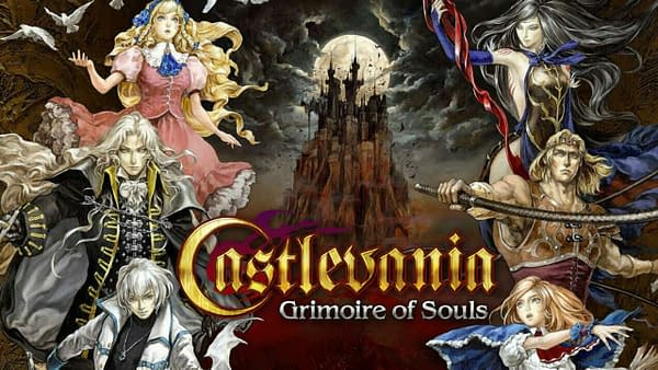 Promo art for Castlevania: Grimoire Of Souls, courtesy of Konami.