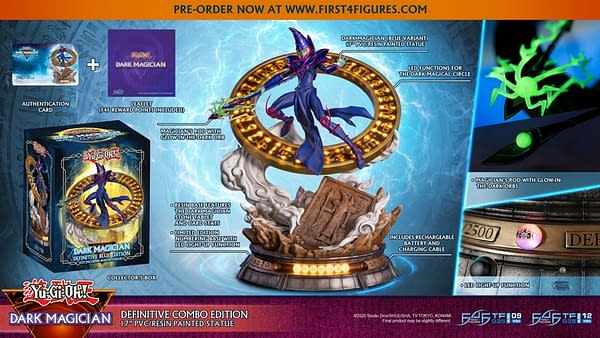 First 4 Figures Summons Dark Magician in Attack Statue Position
