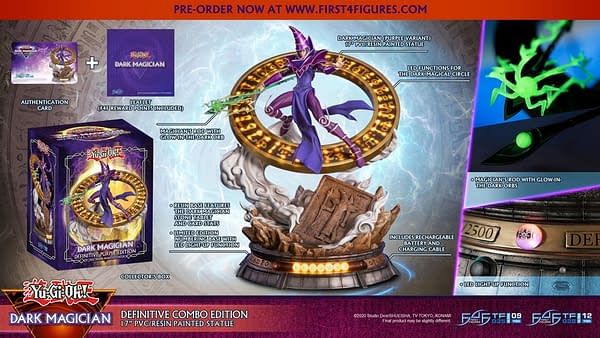 First 4 Figures Summons Dark Magician in Attack Statue Position