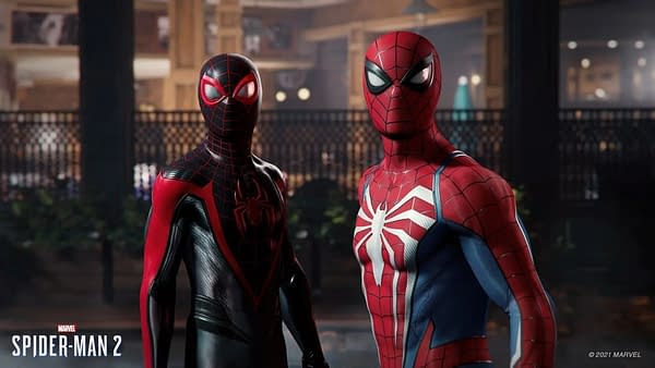 I'm seeing double here, four Spidey's! Courtesy of Insomniac Games.