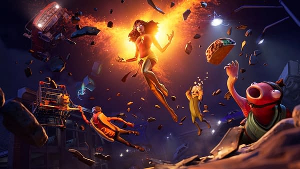 Le Dark Phoenix Tombe Dans Fortnite Pour Tout Brûler