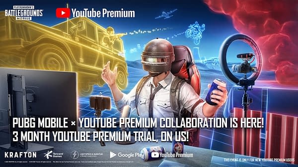 PUBG Mobile Partners With YouTube Premium For In-Game Rewards