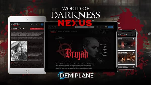 World Of Darkness Partners With Demiplane For Digital Toolset