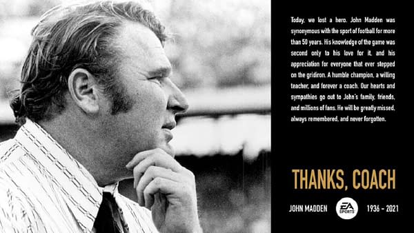 EA Sports Pays Tribute To John Madden After Passing