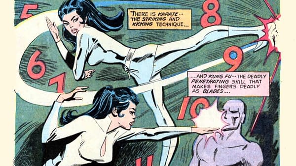 Wonder Woman #199 interior splash page, DC Comics 1972.