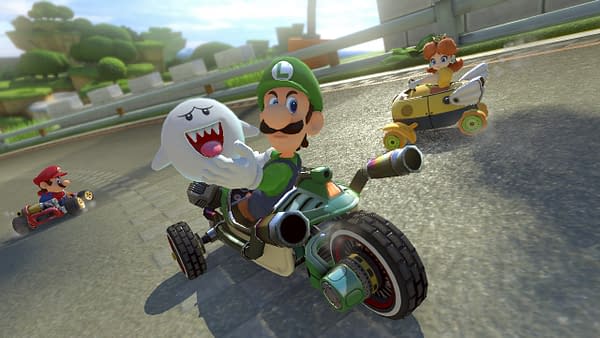 Does anyone ever look pleased when you pass them? Courtesy of Nintendo.