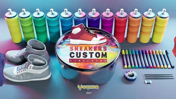 Design your own virtual shoes in Sneaker Custom Simulator
