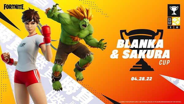 Street Fighter's Blanka & Sakura Arrive In Fortnite
