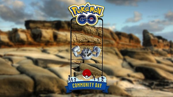 Alolan Geodude Community Day graphic from Pokémon GO. Credit: Niantic