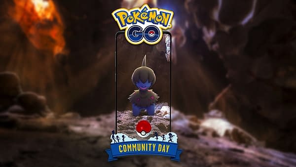 Pokémon GO Deino Community Day event graphic. Credit: Niantic