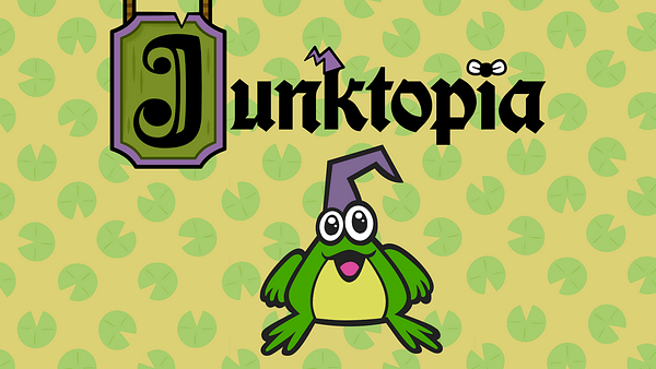 Junktopia artwork for Jackbox Party Pack 9, courtesy of Jackbox Games.
