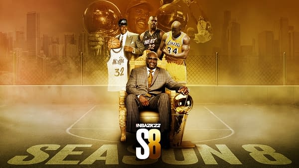 Shaquille O'Neal Takes Center Court In NBA 2K22 Season 8