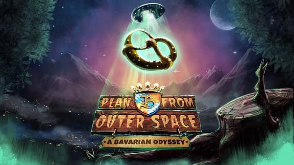Werbekunst für Plan B aus dem Weltraum: eine bayerische Odyssee, mit freundlicher Genehmigung von Assemble Entertainment.