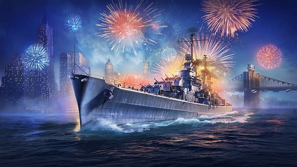 World Of Warships Adds The Statue Of Liberty As A Commander