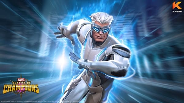 A look at Quicksilver in Marvel Contest Of Champions, courtesy of Kabam.