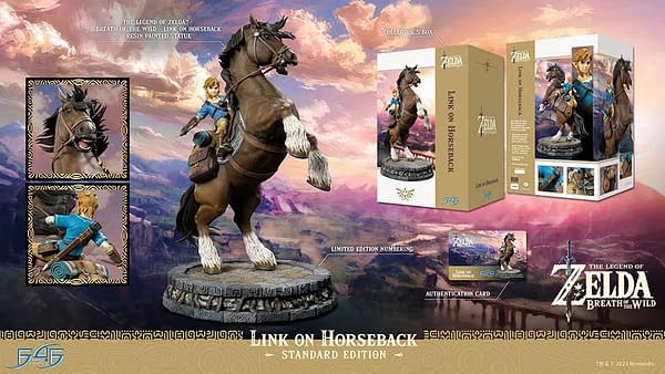 First 4 Figures Reveals New The Legend of Zelda: BOTW Link Statue 