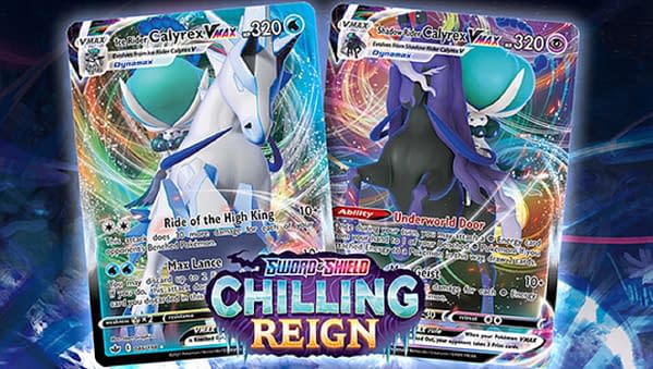 Key art and featured cards from Chilling Reign, the new set from the Pokémon Trading Card Game, and an anticipated set to buy from once Targets begin selling the coveted trading cards.