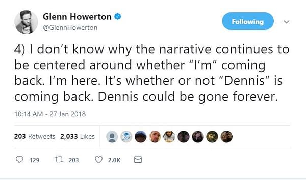 It's Always Sunny's Glenn Howerton: "Dennis Could Be Gone Forever"