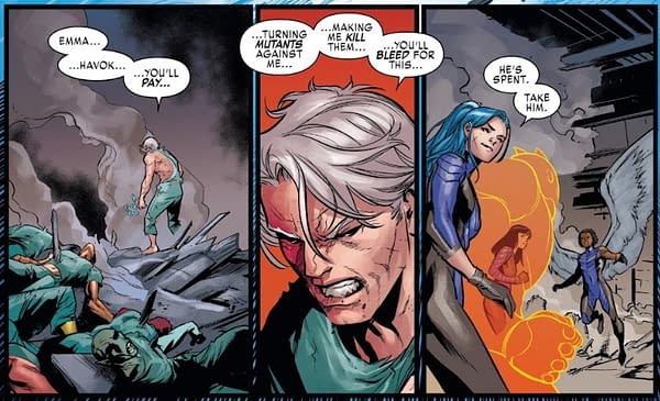 X-ual Healing: Magneto and Polaris Have a Father/Daughter Ice Cream Date in X-Men Blue #27
