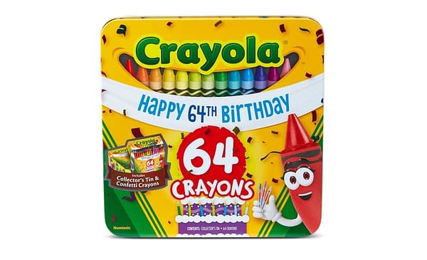 Crayola Announces Limited Edition 64th Birthday 64ct Crayon Box