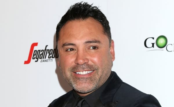Oscar De La Hoya at the American Icon Awards at the Beverly Wilshire Hotel on May 19, 2019 in Beverly Hills, CA. Editorial credit: Kathy Hutchins / Shutterstock.com