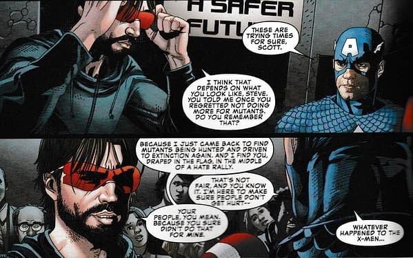 Swearing At Cyclops And Captain America From 3 Different Perspectives In Uncanny X Men 11 Spoilers