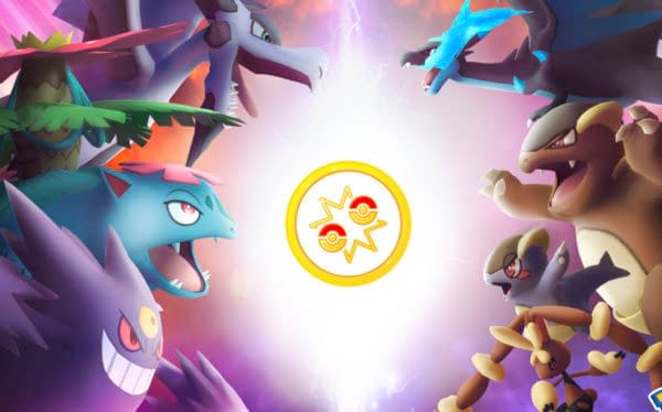 Mega Evolution graphic in Pokémon GO. Credit: Niantic