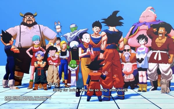 Cast of Dragon Ball Z: Kakarot. Credit: Bandai NAMCO